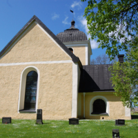 SLM D10-957 - Tystberga kyrka, exteriör, koret och sakristian från O.