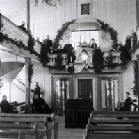 SLM RR149-00-1 - Missionshuset i Nyköping, missionsförenings lokal innan ombyggnad år 1900