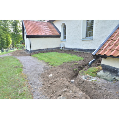 SLM D2021-0696 - Råby-Rönö kyrka, grävning