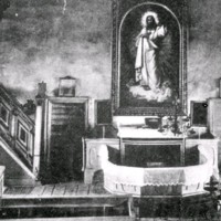 SLM M034671 - Altaret i Helgesta kyrka innan år 1902