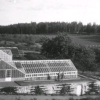 SLM M028675 - Nya växthus vid Taxinge-Näsby slott