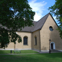 SLM D10-1119 - Fors kyrka,exteriör, sakristia.