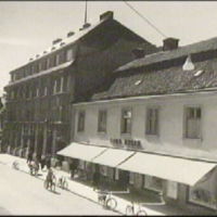 SLM A30-274 - Parti av Storgatan i Nyköping, 1945