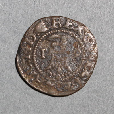 SLM 16828 - Mynt, 1/2 öre silvermynt 1561, Erik XIV