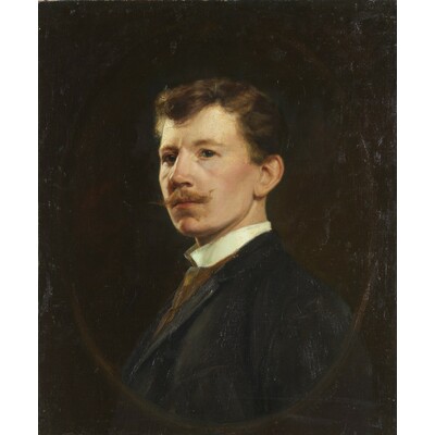 SLM 7053 - Självporträtt, Bernhard Österman, 1890