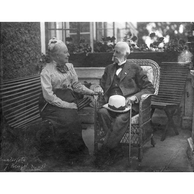 SLM P2017-0197 - Ebba Aurora och Fredrik von Essen, ca 1900
