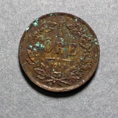 SLM 16732 - Mynt, 1 öre bronsmynt 1871, Karl XV