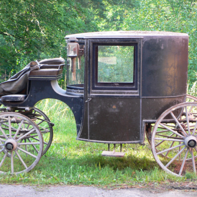 SLM D2016-2076 - Hästvagn, Länna bruk ca 1890