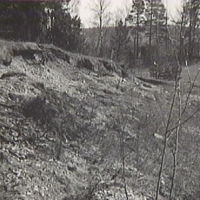 SLM M009246 - Stenåldersboplats vid Moäng år 1954