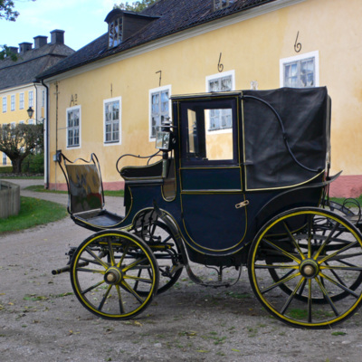 SLM D2016-2062 - Hästvagn, Björksund ca 1830