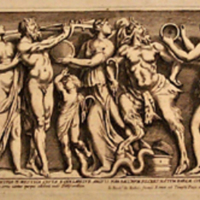 SLM 8517 25 - Kopparstick av Pietro Sancti Bartoli, skulpturer och monument i Rom 1693