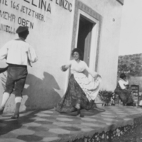 SLM P09-781 - ”Glada Anacapribor”, dansande ortsbor, Capri år 1903