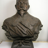 SLM 11081 - Skulpturbyst, Gustav II Adolf