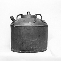 SLM 1851 - Förvaringskärl av förtent koppar, från Kvarsebo
