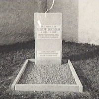 SLM M009892 - Gustaf Ericssons grav på Härads kyrkogård