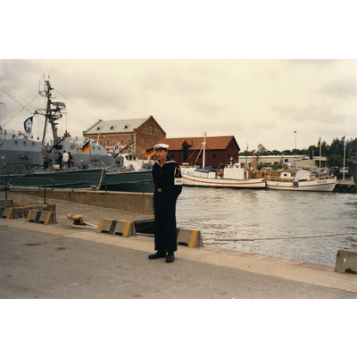 SLM HE-U-19 - Militärbåtar i Nyköpings hamn, 1987