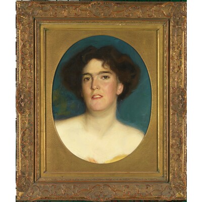 SLM 7027 - Porträtt av operasångaren Signe Rappe-Welden (1879-1974), 1906
