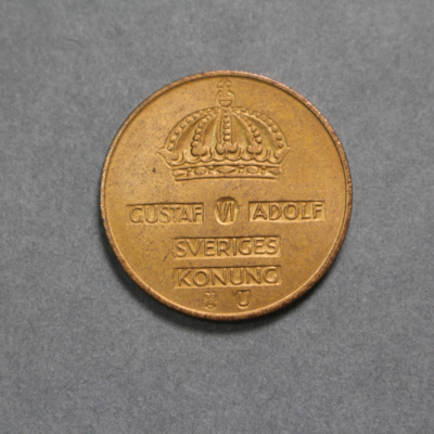 SLM 16791 - Mynt, 5 öre bronsmynt 1968, Gustav VI Adolf