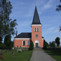 SLM D08-753 - Länna kyrka, kyrkoanläggning.