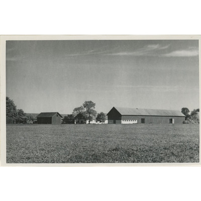 SLM M004679 - Hovsta Säteri, ekonomibyggnad, foto 1947.