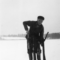 SLM P08-2009 - Notfiske i Sjösaviken, mitten 1900-tal