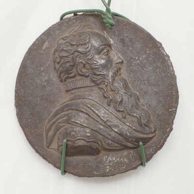SLM 1244 - Gjuten medaljong av järn, Johan III