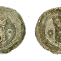 SLM 15576 - Mynt, brakteat, penning möjligen från Erik av Pommerns tid (kung 1396-1439)
