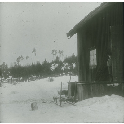 SLM DIA2022-0042 - Vinter på Sättra gård i Turinge socken, Nykvarn, 1920-tal