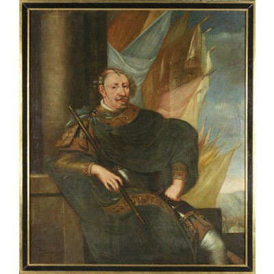 SLM 14097 - Oljemålning Karl IX, Ehrenstrahls ateljé