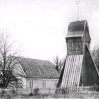 SLM M028787 - Dalarö kyrkas klockstapel