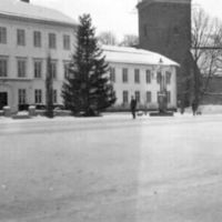 SLM M021442 - Stora torget med Residenset i bakgrunden, Nyköping, 1923