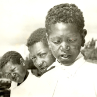 SLM FH1001-6227 - Tre unga patienter, Etiopien 1964