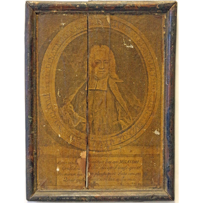 SLM 7756 - Kopparstick, prästen och professorn Erik Melander (1682-1745)