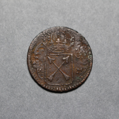 SLM 16327 - Mynt, 1 öre kopparmynt typ I 1750, Fredrik I
