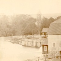SLM M029076 - Kvarteret Nyköpings bruk, industriområde vid Nyköpingsån, 1870-tal