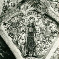 SLM M016220 - Valvmålning i Vrena kyrka 1962