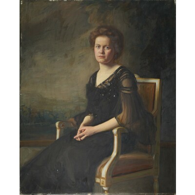 SLM 10491 - Porträtt, Ebba Björkbom, 1904