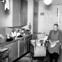 SLM R186-78-6 - Köket hos familjen Sandqvist år 1945