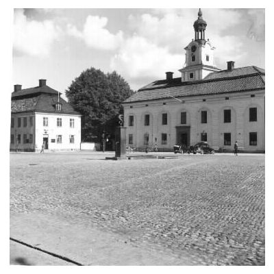 SLM 425EAV - Stora Torget med Rådhuset i Nyköping, 1949