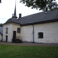 SLM D10-366 - Bärbo kyrka, exteriör från nordväst