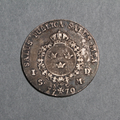 SLM 16378 - Mynt, 1 daler silvermynt 1770, Adolf Fredrik