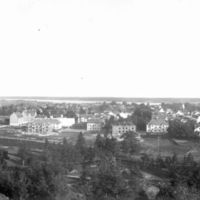 SLM X184-78 - Utsikt från Kråkberget i Nyköping omkring år 1920