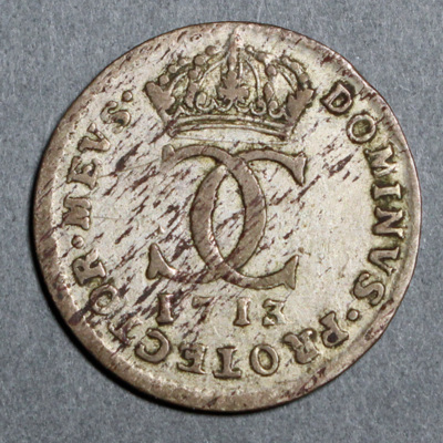 SLM 16221 - Mynt, 5 öre silvermynt 1713, Karl XII