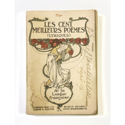 SLM 39660 - Fransk poesibok, har tillhört Helene Åkerhielm (1886-1908)