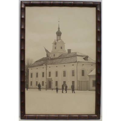 SLM 22539 - Inramat foto, Rådhuset i Nyköping, tidigt 1900-tal