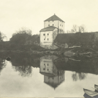 SLM M030297 - Nyköpingshus med fiskebron, 1920-tal