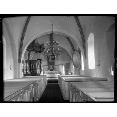 SLM X1273-80 - Altargång och predikstol, Västermo kyrka.