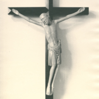 SLM P2015-835 - Krucifix i Vantörs kyrka i Stockholm 1959