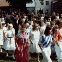 SLM P09-631 - Skolavslutning vid Nyköpingshus, 1984