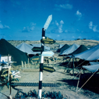 SLM P2013-1693 - 1:a kompaniets läger, FN-styrkan under Suezkrisen 1956-1957